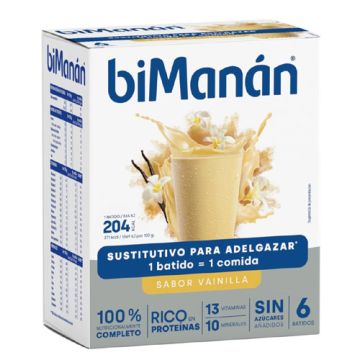 Bimanan Batido Vainilla 6 Sobres