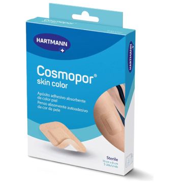 Hartmann Composor apósito adhesivo color piel 10x8cm 5uds