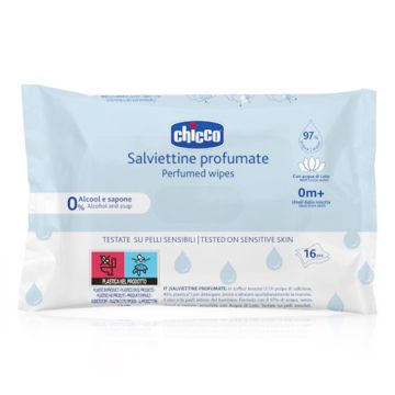 Chicco Toallitas Humedas Limpiadoras Suavizantes 16Uds