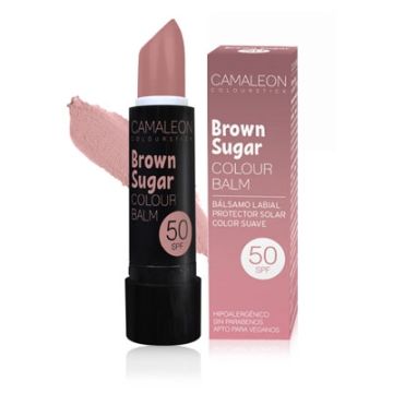 Camaleon brown sugar balsamo labial color suave spf 50 4gr Camaleon brown sugar balsamo labial color suave spf 50 4gr