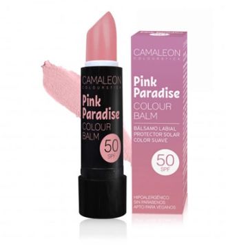 Camaleon pink paradise balsamo labial color suave spf 50 4gr Camaleon pink paradise balsamo labial color suave spf 50 4gr
