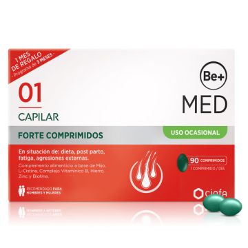 Be+ Capilar Uso Ocasional Forte 90 Comprimidos Be+ Capilar Uso Ocasional Forte 90 Comprimidos