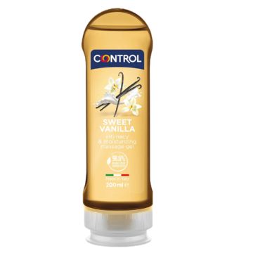Control Sweet Vainilla 2 En 1 Gel de Masaje 200ml Control Sweet Vainilla 2 En 1 Gel de Masaje 200ml