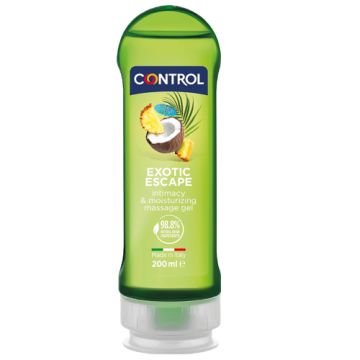 Control Exotic Escape 2 en 1 Gel de Masaje Hidratante 200ml Control Exotic Escape 2 en 1 Gel de Masaje Hidratante 200ml