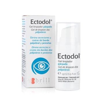 Ectodol gel limpiador parpados 15ml