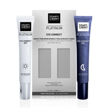 Martiderm Platinum eye correct day c ojos 10ml +c ojos noche 10ml Martiderm Platinum eye correct day c ojos 10ml +c ojos noche 10ml