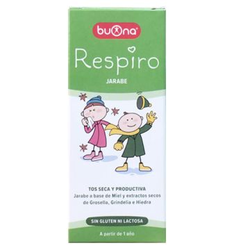 Buona Respiro Jarabe Tos Seca y Productiva 1año+ 140ml Buona Respiro Jarabe Tos Seca y Productiva 1año+ 140ml