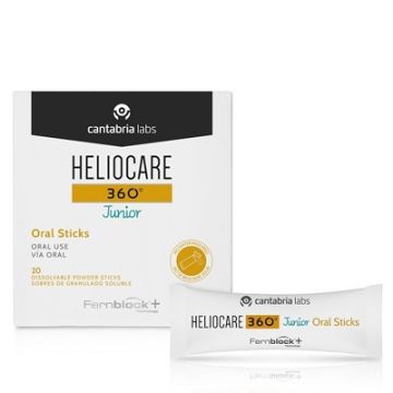 Heliocare 360ºJunior Oral Sticks Preparacion Solar 20 Sobres