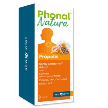Phonal Natura Propolis Adulto Spray Garganta 15ml Phonal Natura Propolis Adulto Spray Garganta 15ml