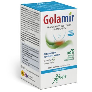 Aboca Golamir Garganta Spray Sin Alcohol 30ml