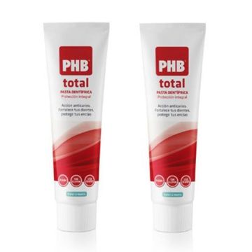 PHB Total Pasta Dental Fluor Menta Fresca Duplo 2x75ml PHB Total Pasta Dental Fluor Menta Fresca Duplo 2x75ml