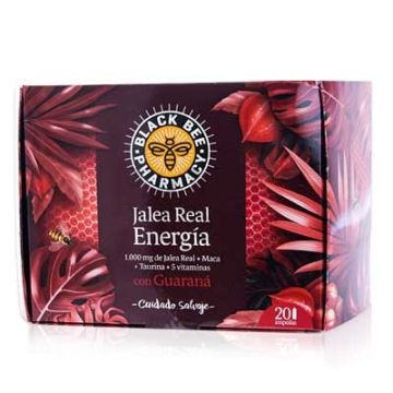 Black Bee Jalea Real Energia 20 Ampollas