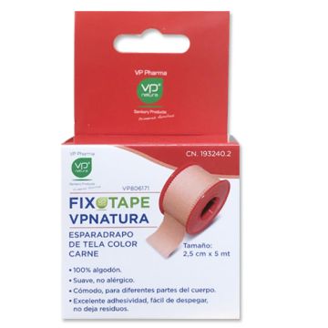 Vp Natura Fixotape Esparadrapo Tela Color Carne 2,5x5m