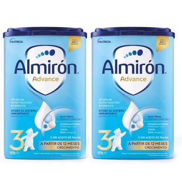 Almiron Advance 3 Leche de Crecimiento Duplo 2x800gr Almiron Advance 3 Leche de Crecimiento Duplo 2x800gr