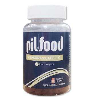Pilfood Vitaminas Cabello Caramelos de Goma 60Uds