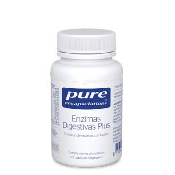 Pure Encapsulations Enzimas Digestivas Plus 90 Capsulas Vegetales