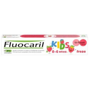 Fluocaril Kids Pasta Dental Fresa 0-6 Años 50ml