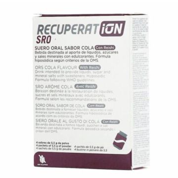 Recuperation SRO Suero Oral Sabor Cola 4 Sobres