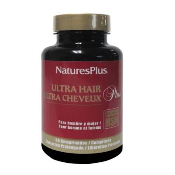 Natures plus ultra hair plus 60comp