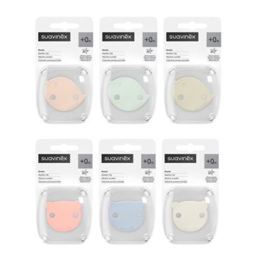 Suavinex Broche Pinza Cadenita Ovalado 0m+ 1Ud