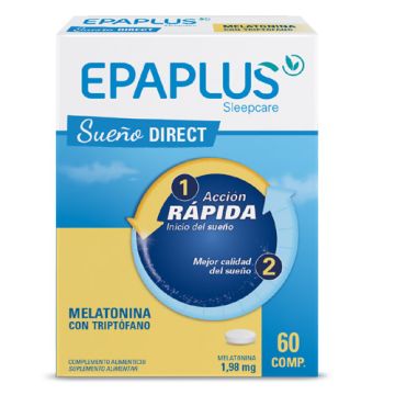 Epaplus Sleepcare Melatonina Direct con Triptofano 60Comp