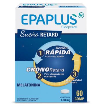 Epaplus Sleepcare Sueño Retard Melatonina 60Comp