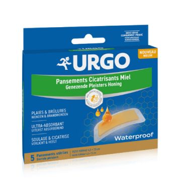 Urgo Apositos Esteriles Cicatrizantes Miel Waterproof 5 Uds Urgo Apositos Esteriles Cicatrizantes Miel Waterproof 5 Uds