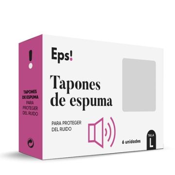 Eps Tapones Oidos Espuma Talla L 6 Uds
