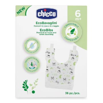 Chicco Baberos Monouso Biodegradables 36Uds