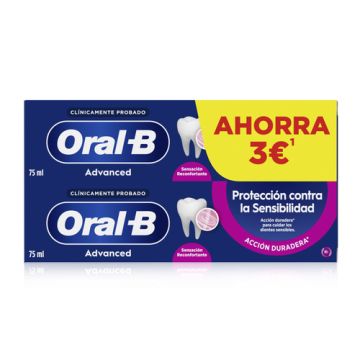 Oral-B Advanced Sensibilidad Pasta Dental Duplo 2x75ml