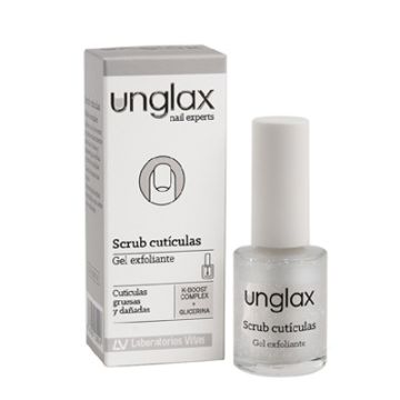 Unglax Scrub Cuticulas Gel Exfoliante 10ml