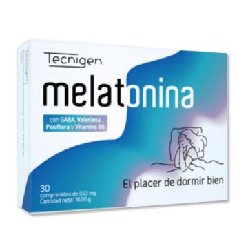 Tecnigen Melatonina con Gaba 30Comp Tecnigen Melatonina con Gaba 30Comp
