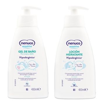 Nenuco Sensitive Gel de Baño 400ml + Locion Hidrantante 400ml