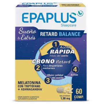 Epaplus Sleepcare Melatonina Retard Balance 60Comp