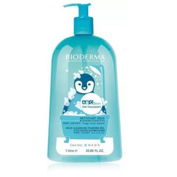 Bioderma ABCDerm Gel Limpiador Espumoso Suave 1L
