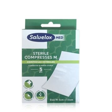 Salvelox Med Compresas Esteriles Tamaño M 5x7,5cm 5 Uds Salvelox Med Compresas Esteriles Tamaño M 5x7,5cm 5 Uds