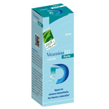 100% Natural Vitamina D3 Forte Liquida 30ml 100% Natural Vitamina D3 Forte Liquida 30ml