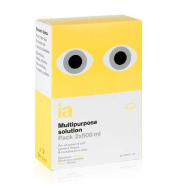 Interapothek Solucion Unica Duplo 2x500ml Interapothek Solucion Unica Duplo 2x500ml