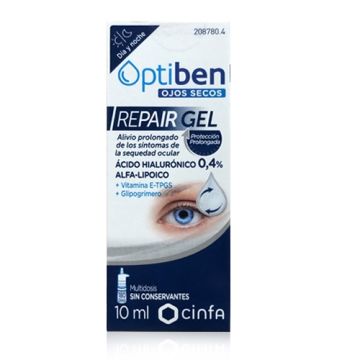 Optiben Repair Gel Ojos Secos 10ml