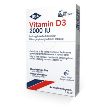 IBSA Vitamina D3 30 Laminas Bucodispensables