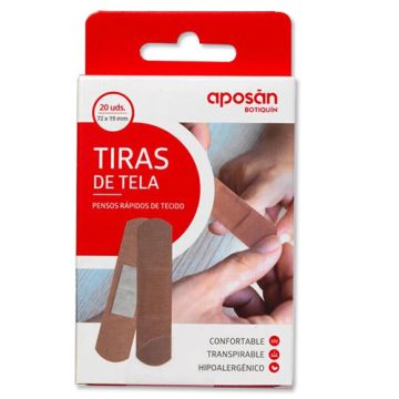 Aposan Botiquin Tiras de Tela 72x19mm 20Uds
