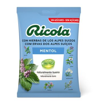 Ricola Caramelos Mentol sin Azucar Bolsa 70gr