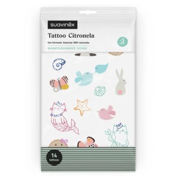Suavinex Tatoo Citronela 3años+ 14 Uds 