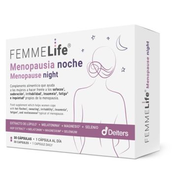 Femmelife Menopausia Noche 30 Caps Femmelife Menopausia Noche 30 Caps