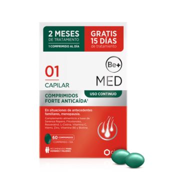 Be+ Med Capilar Comprimidos Forte Anticaida Uso Continuo 60 Comp Be+ Med Capilar Comprimidos Forte Anticaida Uso Continuo 60 Comp