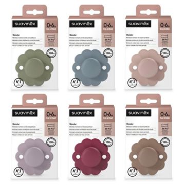 Suavinex Wonder Chupete Silicona Sx Color Intenso 0-6m 1 Ud