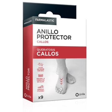 Farmalastic Anillo Protector Callos T-U 9 Uds Farmalastic Anillo Protector Callos T-U 9 Uds