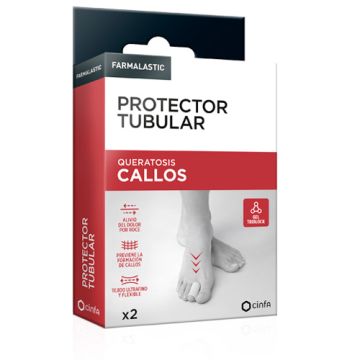 Farmalastic Protector Tubular Callos T-U 2 Uds Farmalastic Protector Tubular Callos T-U 2 Uds