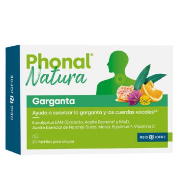 Phonal Natura Garganta 20 Pastillas para Chupar