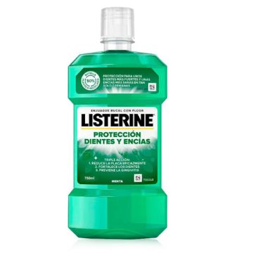 Listerine Dientes y Encias Colutorio Sabor Menta 750ml